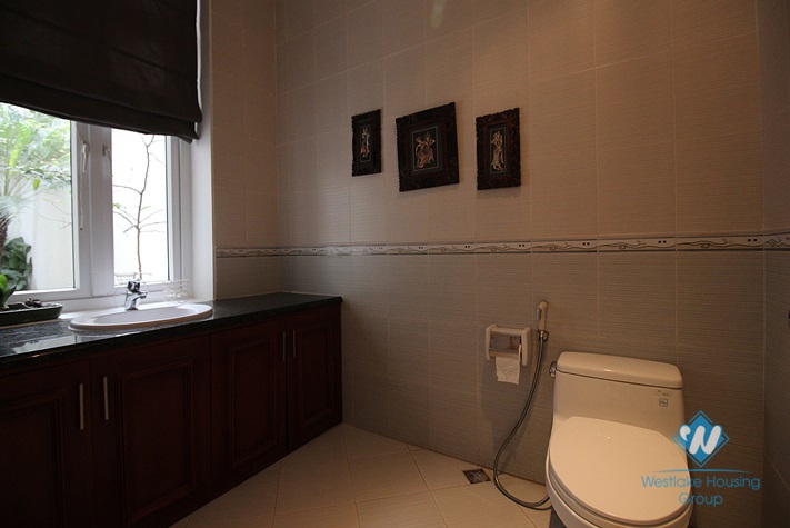 Spacious villa with 5 bedrooms for rent in T block, Ciputra, Hanoi